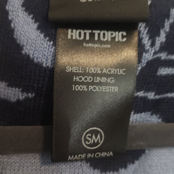 Disney Lilo & Stitch Fair Isle Sherpa Open Cardigan - Woman's Size S - Picture 5 of 6